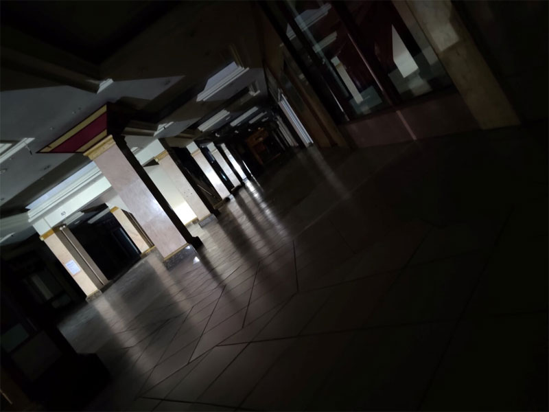 Terror Mall interior at Adrenaline Escape in Wigan