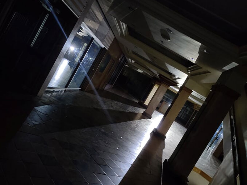 Terror Mall interior at Adrenaline Escape in Wigan